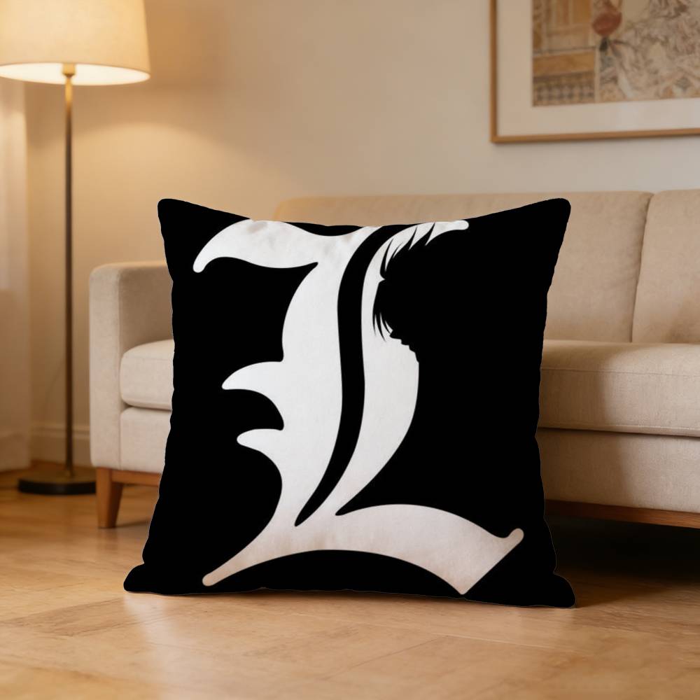 Classic Anime DDeath Note Pillow Case for Sofa Living Room Home Office Decor Protective Cover