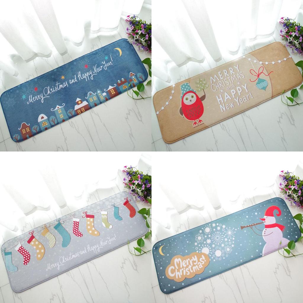 Premium Quality Christmas Floor Cover Mats With Soft Non-slip Rug For Home Decoration
