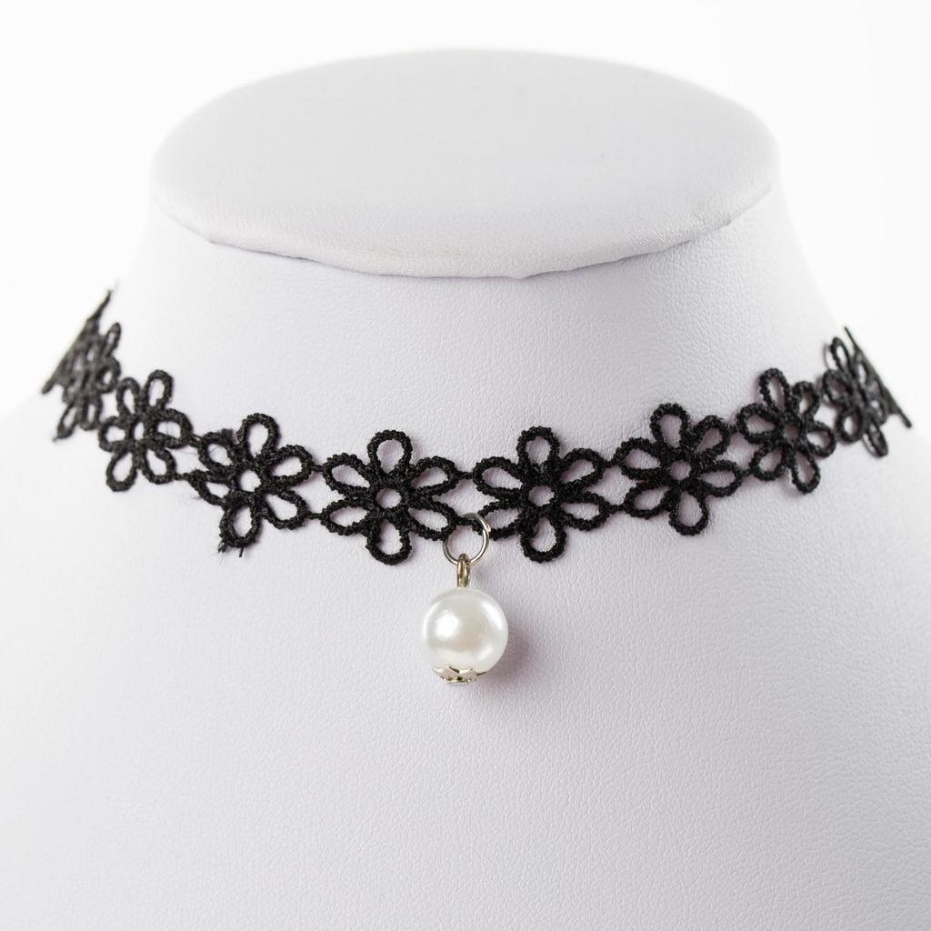 Korean Harajuku Velvet Ribbon Choker Necklace - Women's Fashion Clavicle Chain