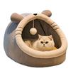 All-Season Semi-Enclosed Cute Cat and Dog Bed - Winter Warm Pet Bed