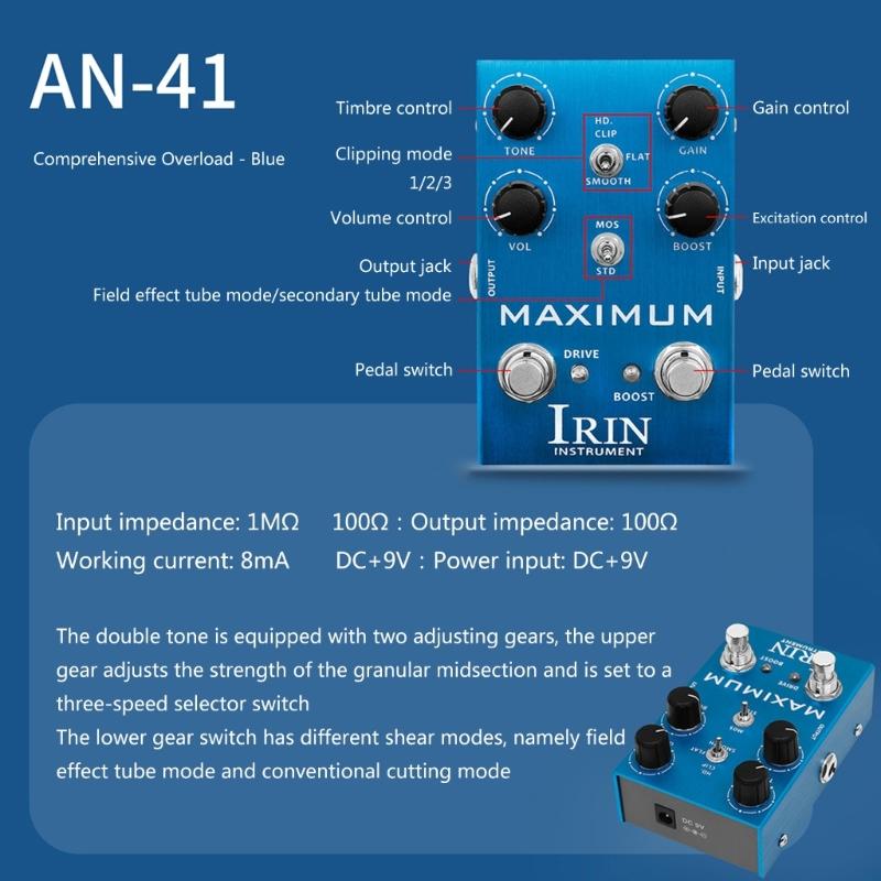 Mini Guitar Effect Pedals Flanger Compressor Boosters Overdrive Fuzz Tremolo Bluesy Distortion for Electric Guitar Bass