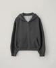 Blankroom Light Zip Hoodie_Melange Charcoal