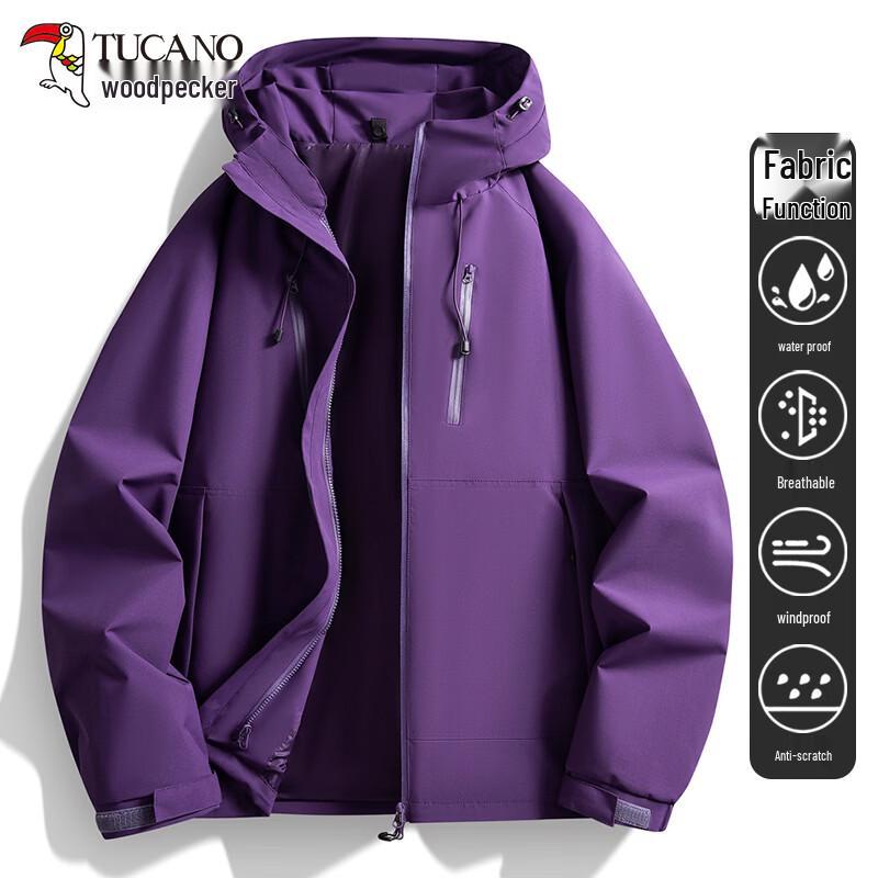 Tucano Dopamine Style Outdoor Windproof Waterproof Hooded Shell Jacket