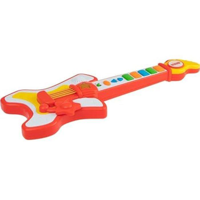 Hudební nástroj - FISHER-PRICE - Rockstar kytara - Vícebarevná - Od 3 let - Baterie