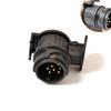 13- auf 7-Pin Steckeradapter LKW Anhängerstecker 12V Elektrischer Umwandlerstecker Europäischer Rundlochstecker Langlebig Wasserdicht
