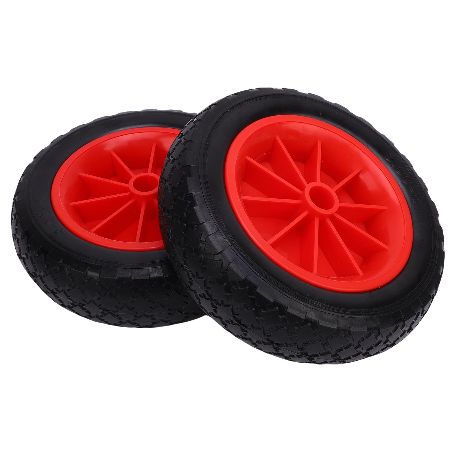 Kaisai 1 Pair 10 Inch Kayak Cart Solid Tire Wheel Replacement Puncture Proof For Kayak Canoe Trolley Cart
