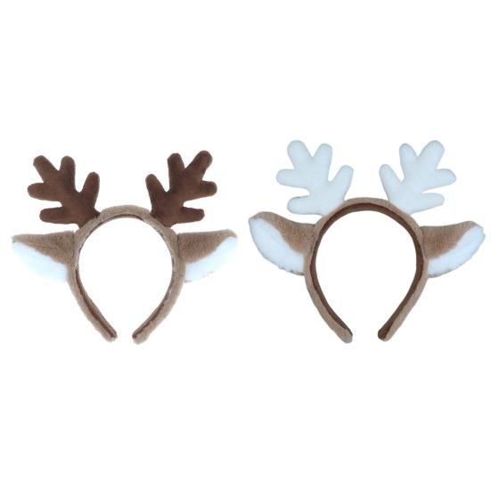 Christmas Hair Hoop Adjustable Opening Angle for Children Cute Cute Kids Cartoon Deer Ears Headband Attractive Decorative Cartoon
