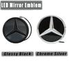 Für Mercedes Benz GLC X253 GLE W167 GLS X167 V W447 Glänzend Schwarz und Silber LED Spiegel Stil Frontgrill Stern Emblem Logo