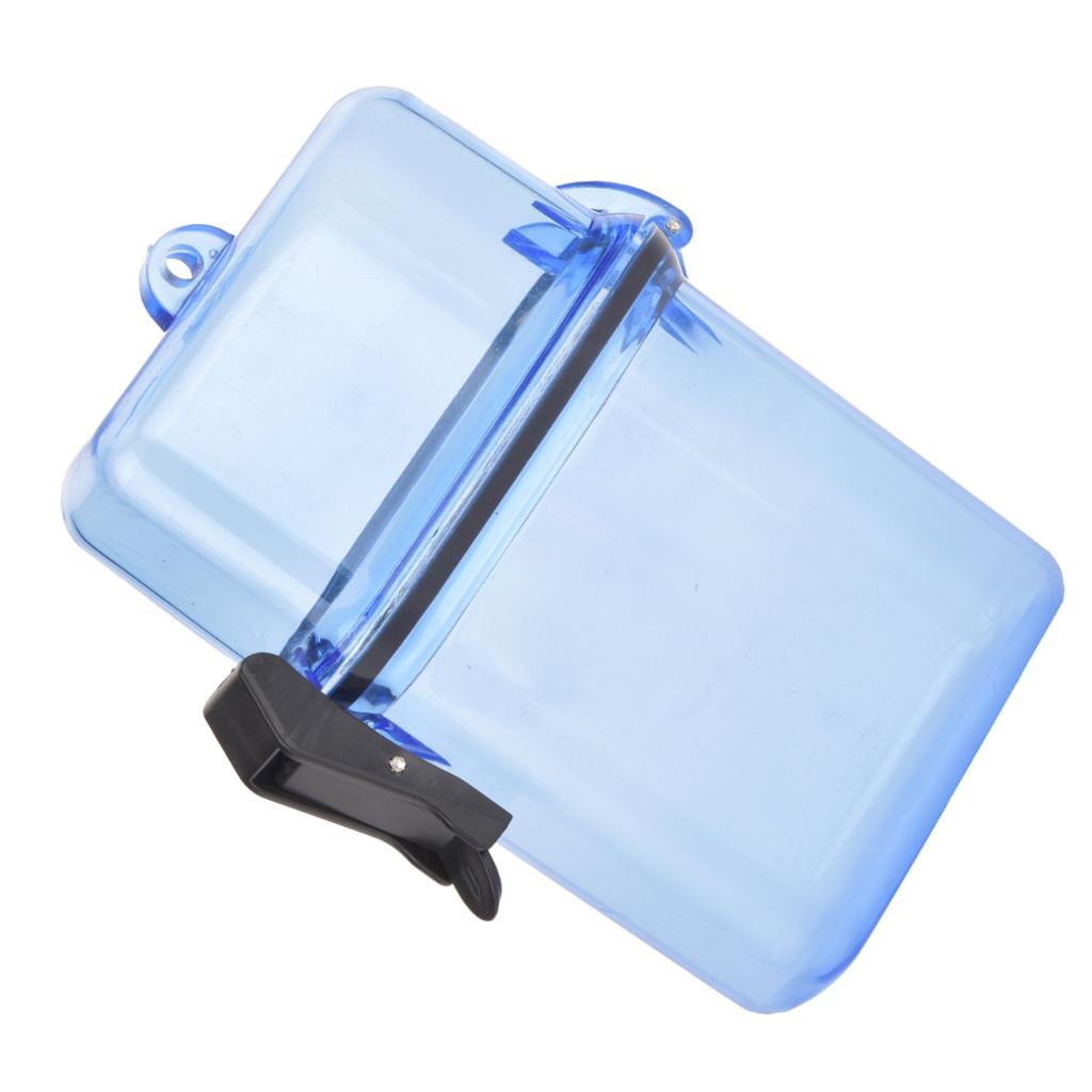 Plastic Transparent Underwater Kayak Sealing Box with Rope Hook for Surfing Canoe Kayak