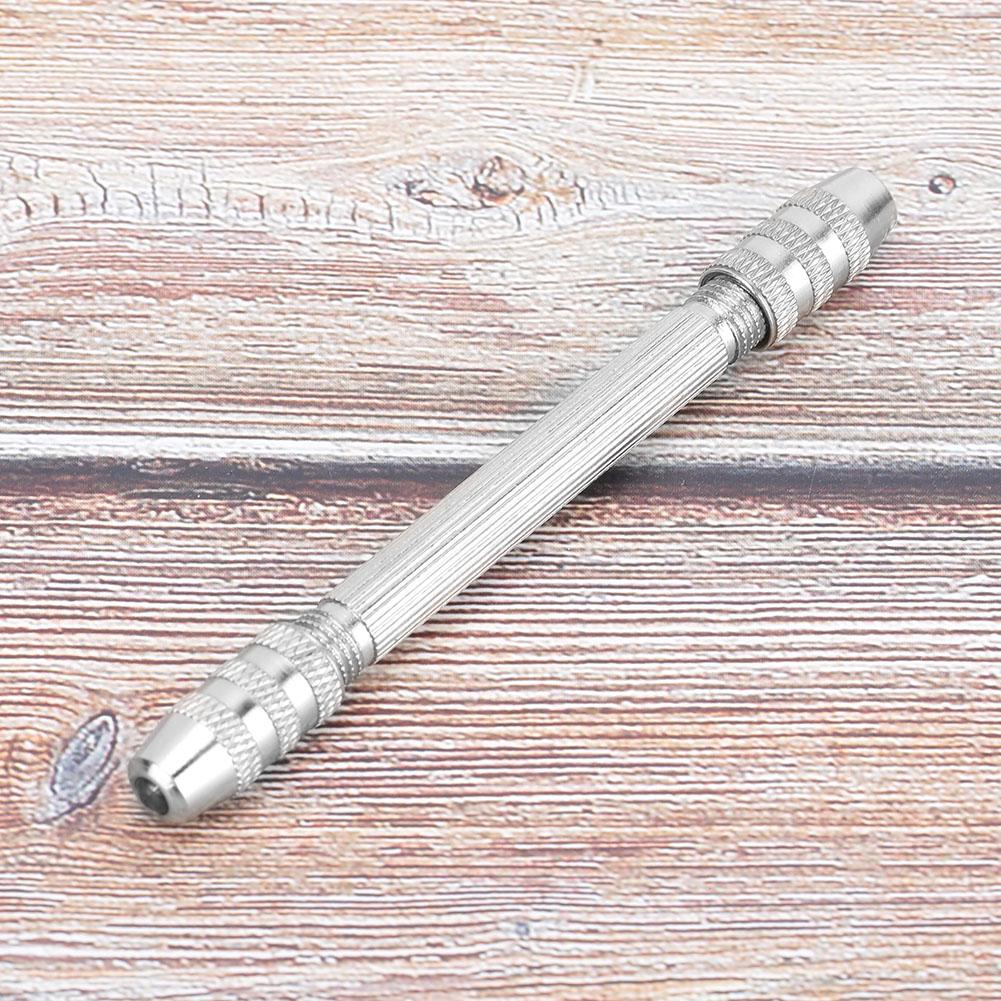 Portable Double-Sided Pin Vise Chuck Manual DIY Tool Jewelry Watch Repairing Tool 1.0-3.0mm