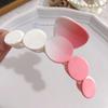 Gradient Pink Hair Clips for Women - 8-Piece Set: Large Claw & Shark Clips, Cross & Square Design