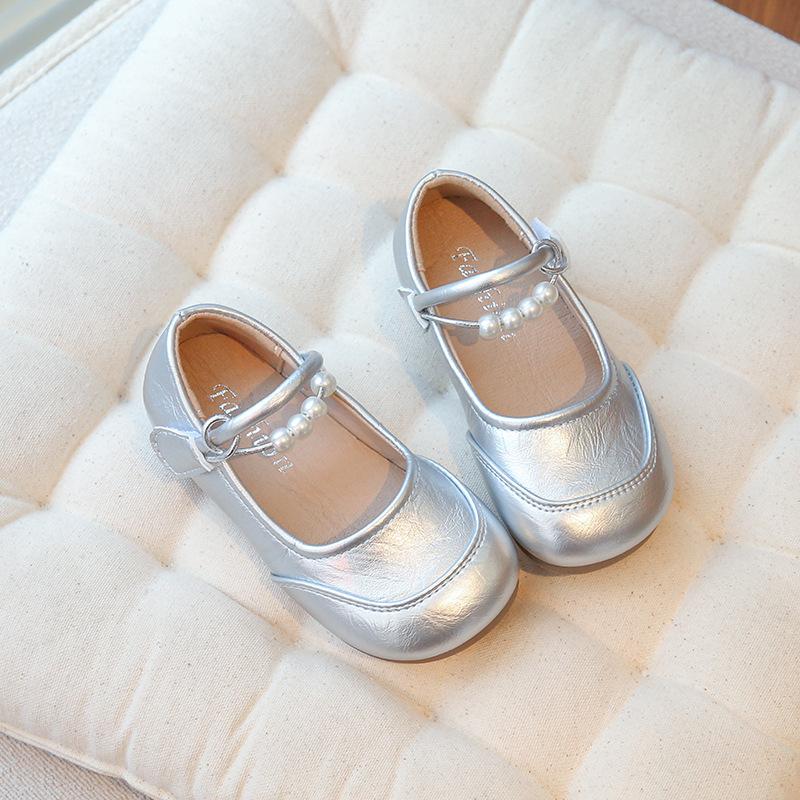 

Children Princess Shoe Summer Fashion Spring New Kids Leather Shoes Soft Soled Anti Slip Girls Casual Simple Mary Jane Shoe 25