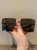 Durable Metal Metal Rectangular Oversized Sun Glasses Glasses Ladies Classic Luxury Sun Eyeglasses For Female Big Spectacle Frame Frame Gradient