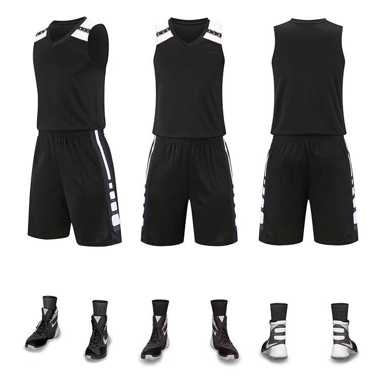 Basketballanzug, Wettkampf-Sporttrainingsanzug, Weste, Herren-Erwachsenen-Kinder-Trikot, atmungsaktiv, Sommer, Damen