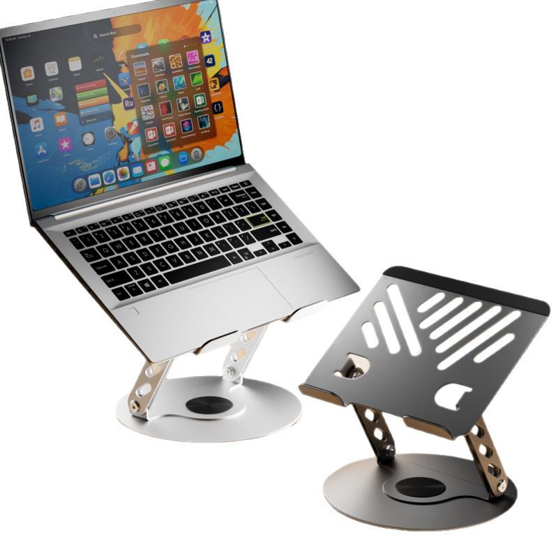 Foldable Aluminum Tablet & Laptop Stand with Cooling and Adjustable Height for Online Classes & Streaming.