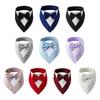 Collari a Papillon Regolabili Carini per Gatti Matrimonio Collare Tuta per Gatti con Grande Fiocco Papillon Elegante per Toelettatura Animali