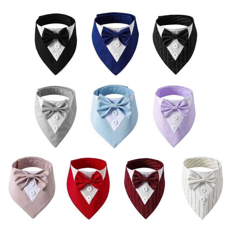 Collari a Papillon Regolabili Carini per Gatti Matrimonio Collare Tuta per Gatti con Grande Fiocco Papillon Elegante per Toelettatura Animali