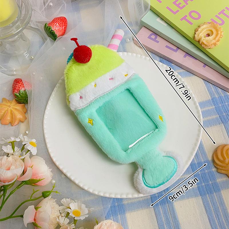 Plush Photocard Holder Cute Photocard Binder 3In Cards Albums For Cards Idol Kpop Cards Protective Case