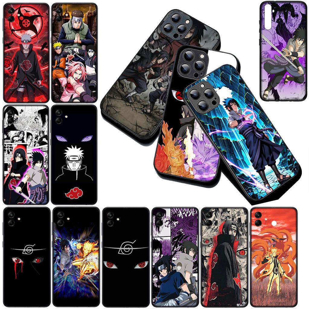 For Samsung Galaxy S20 S22 S21 FE Ultra Plus A07 A17 A15 A16 A25 A57 A37 Phone Cover Soft Case Narutos Itachi Uchiha Sasuke