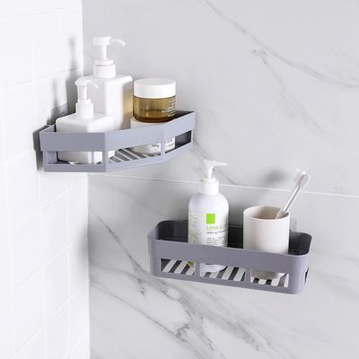 1 PCS/Badkamer Opbergrek Gratis Punch Hoekrek Badkamer Wasrek Badkamer Naadloze Muurophanging