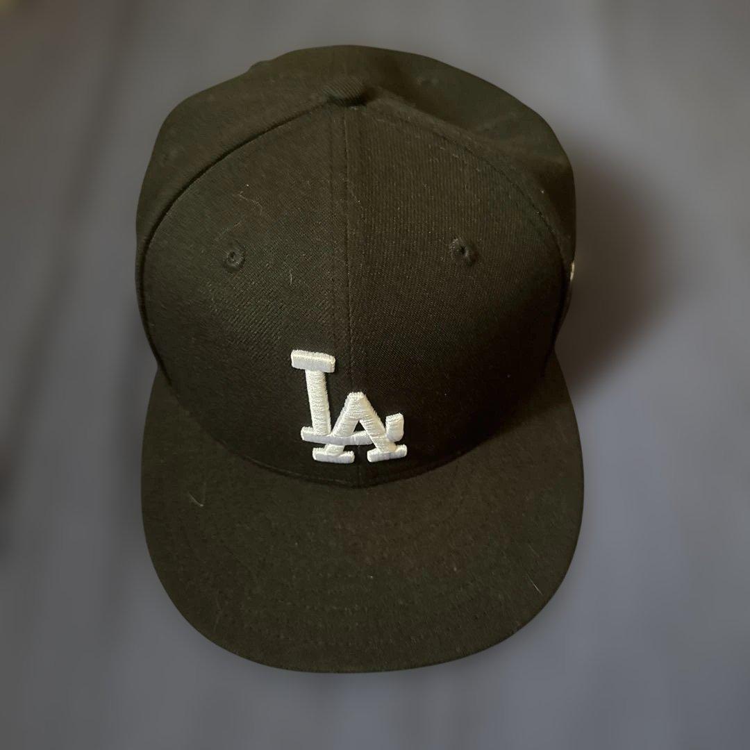 Used New Era LA Dodgers Baseball Cap Black