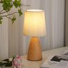 Vintage LED Table Lamp Bedroom Pleated USB Study Night Light Indoor Room Desktop Decorative Ambiance Bedrooms LED Bedside Lamps
