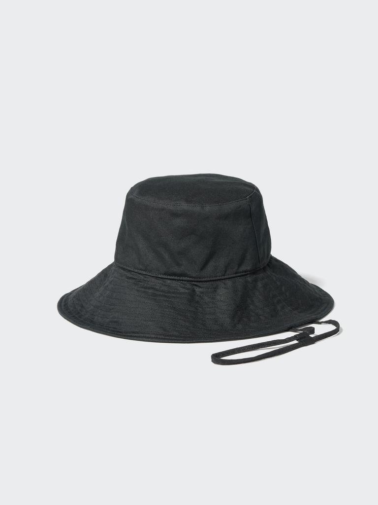 Uniqlo Japan Uv Cut Cotton Linen Wide Brim Hat