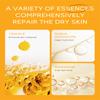 4pcs Vitamin C Skin Care Sets Face Cream Facial Cleanser Essence Spf 50+ VC Sunscreen Moisturizing Refresh Face Care Travel Suit