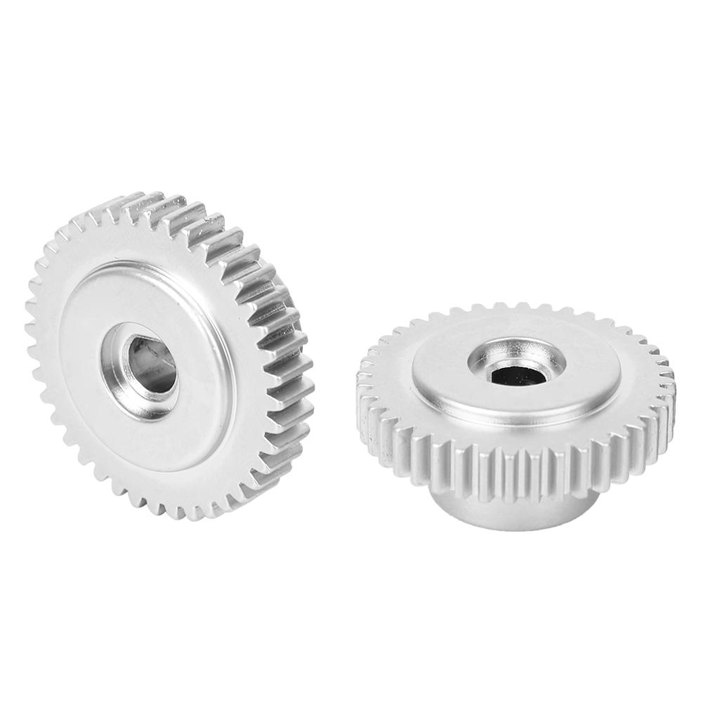 2Pcs D Hole Gear High Strength Metal 40 Teeth Industrial Robot Parts 6mm Center Hole