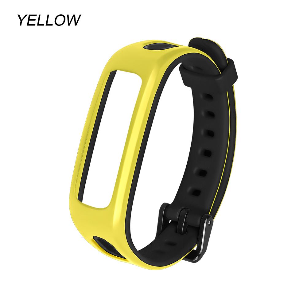 Dual Color Replacement Bracelet Wristband Wrist Watchband Watch Band Soft Silicone Strap