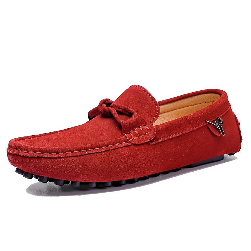 British Style Fashionable Red High-end Banquet Dress Shoes Men's Commuting Driving Work Loafer for Men's  Anti Slip Shoes