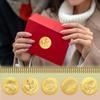 Chinco 500 Pieces Gold Embossed Envelope Seals Stickers Adhesive Seal Stickers Vintage Embossed Foil Certificate Kit Plant DIY Labels for Wedding