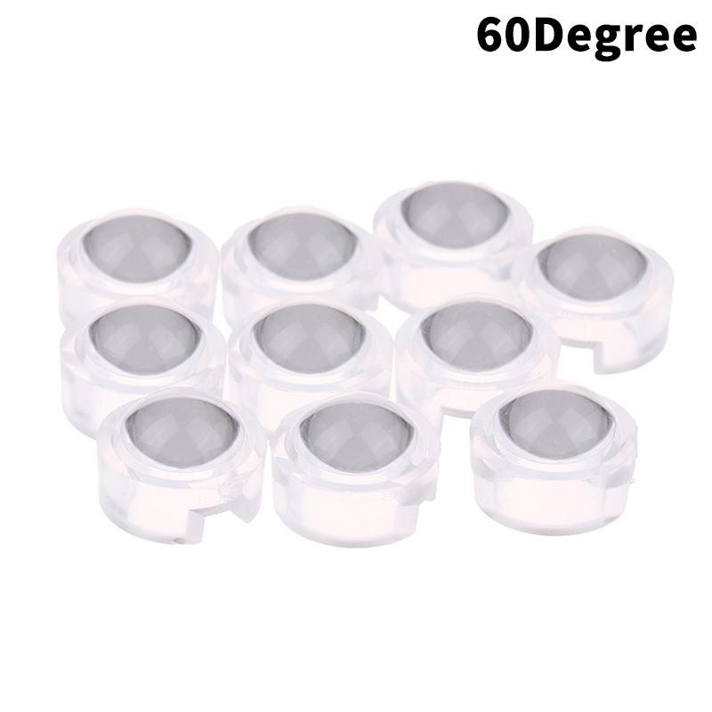 10Pcs 13Mm Led Lens 1W 3W 5W High Power Lights Lense 15 30 45 60 90 100 Degree Pmma Smooth Face For Infrared Monitor Cctv