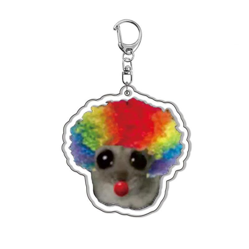 

Adorable Hamster Acrylic Keychain Phone Keychain Pouch Decoration Pendant Pattern Keychain Accessories great for daily use