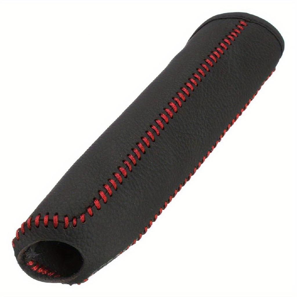 Genuine Leather Handbrake Universal Stain-proof Easy Installation Durable Handbrake Only