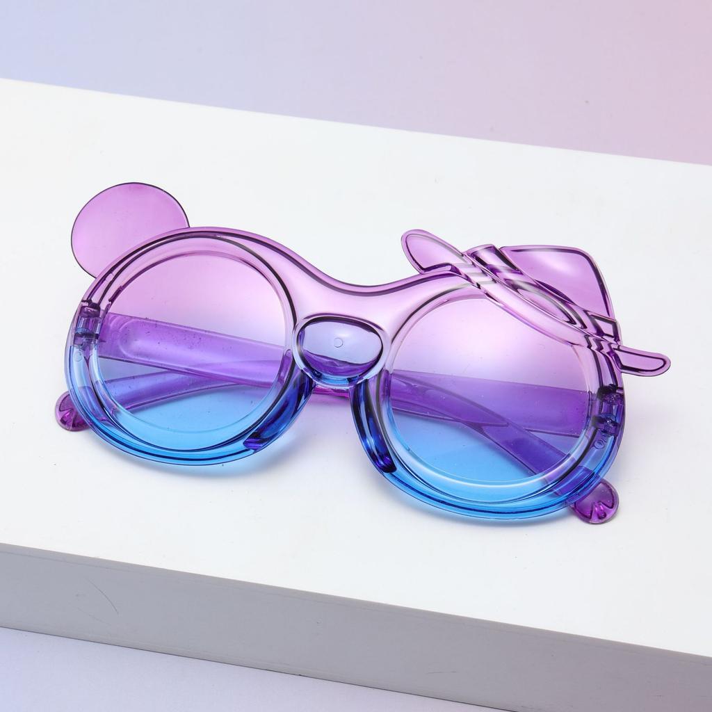 Children'S Fun Cartoon Children'S Sunglasses Bow Decoration Children'S Glasses Uv-Proof Baby Sunglasses