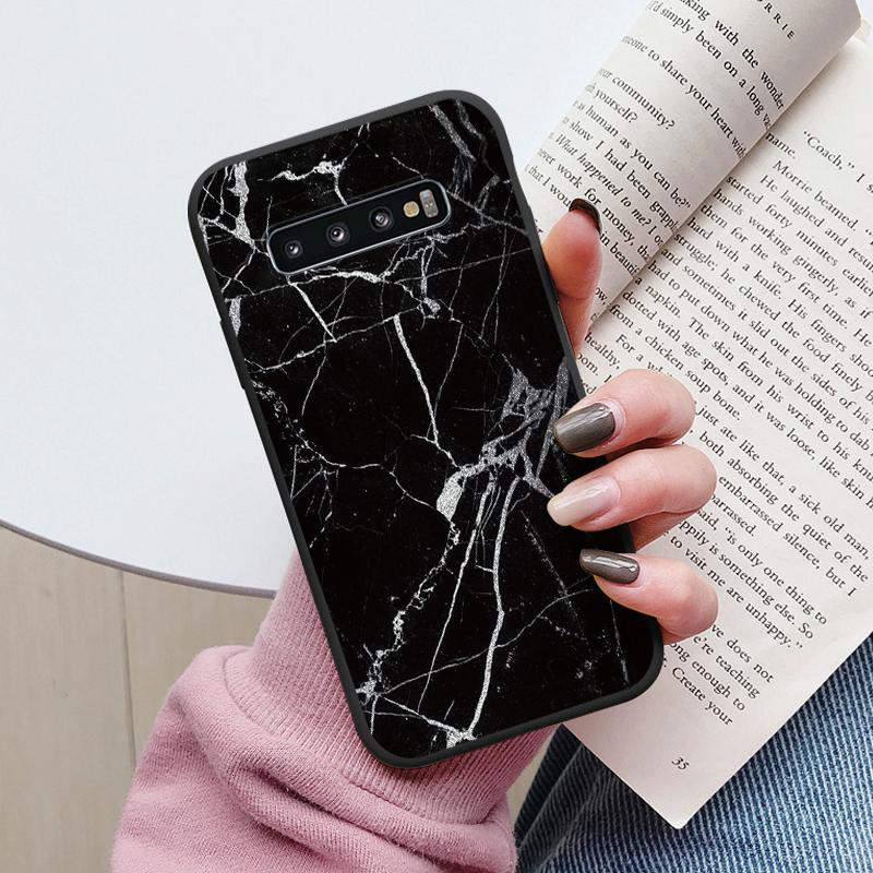 Color Luxury Marble Case For Samsung Galaxy S10 S 10 Plus S10E Fundas Soft TPU Protection Back Cover For Samsung S10 Shockproof