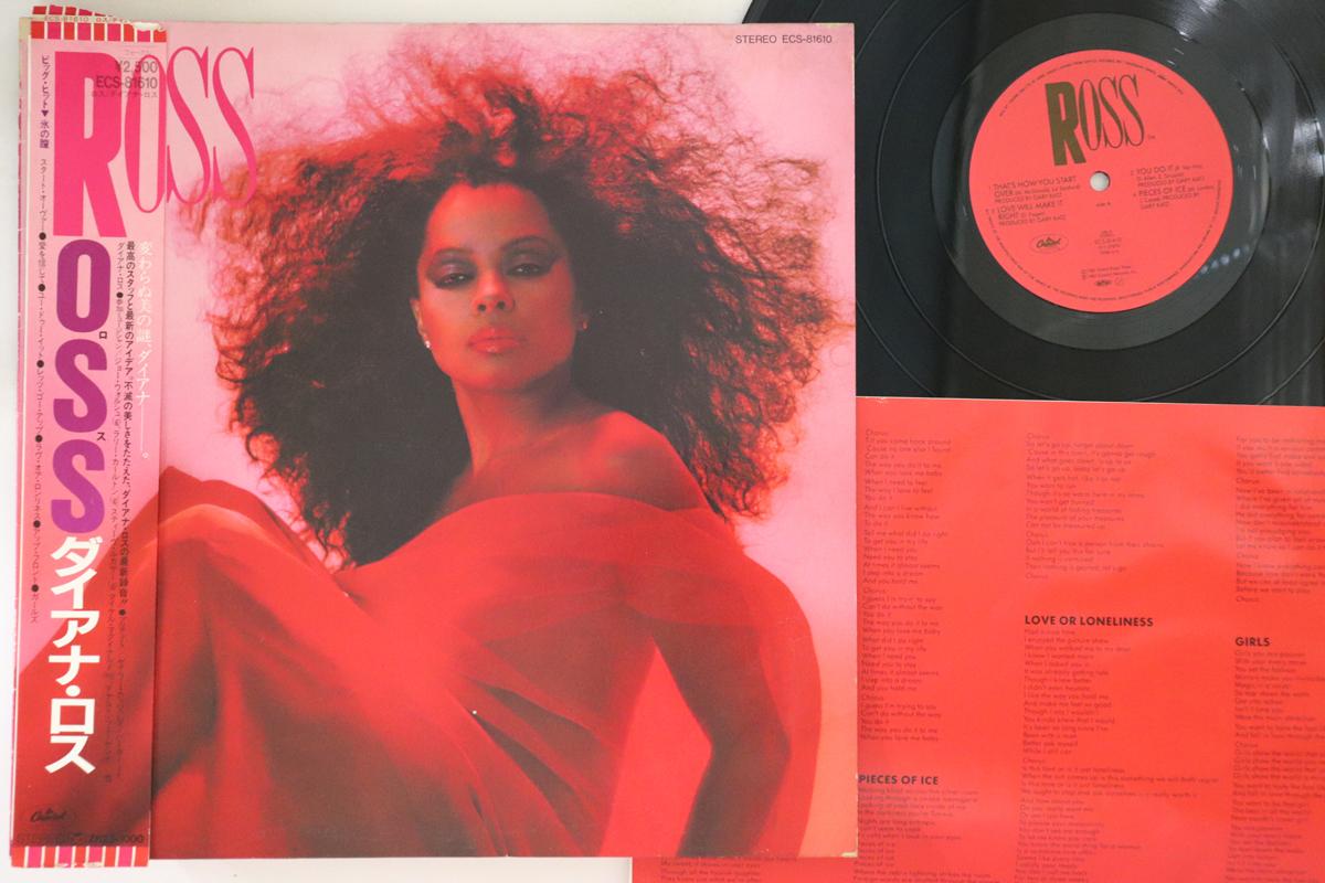 

LP Record DIANA ROSS - Ross ECS81610 CAPITOL Japan Obi Soul/Funk Used