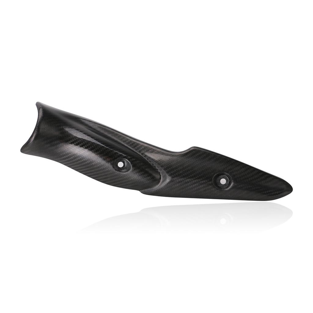 Motorcycle Heat Shield Cover Guard Middle Link Pipe Exhaust System Carbon Fiber Anti-Scalding Shell