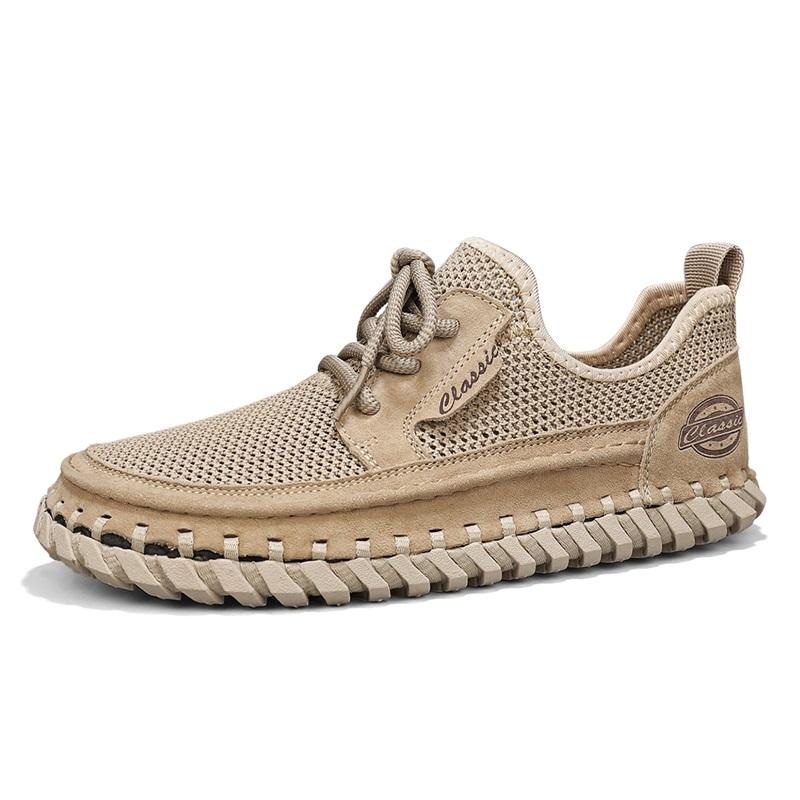 Fashion New Trend Man Hiking Shoes Lightweight Soft Mesh Flats Comfortable Non-slip Sneakers Outdoor Casual Sports Shoes Men's Trainers