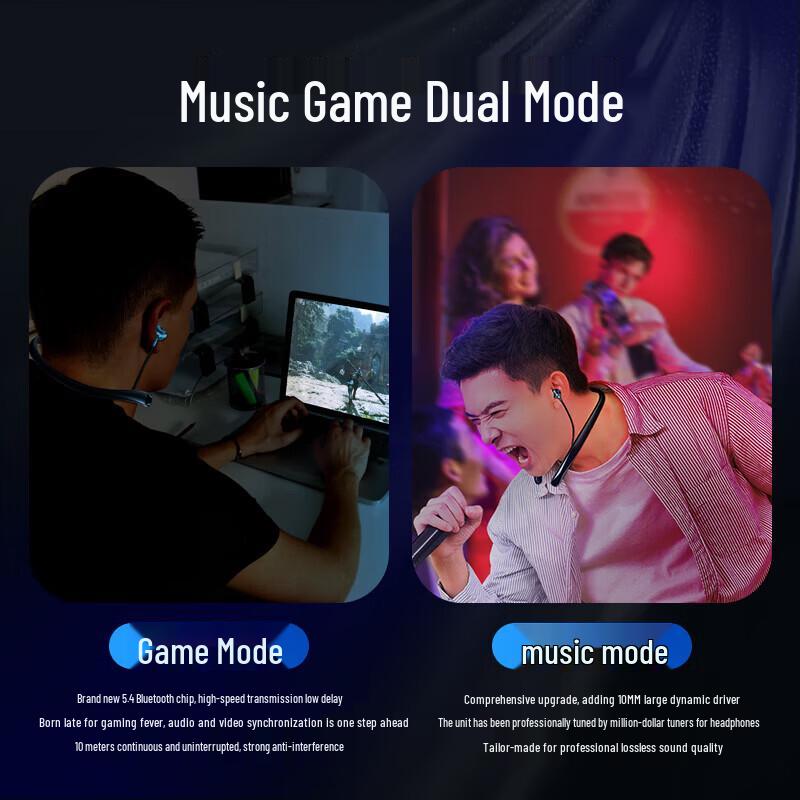 OKSJ A18 Neckband Bluetooth Sports Earbuds