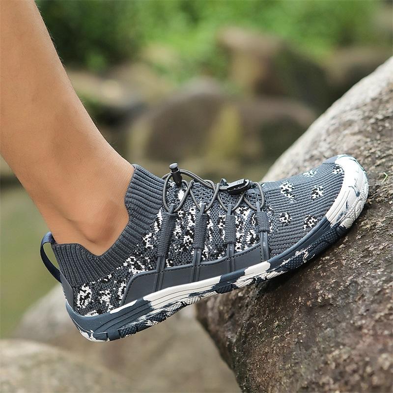 Herren-/Damen-Flying-Weave-Upstream-Fitness-Watschuhe Schwimmschuhe Sport Amphibisch Schnittfest Strandschuhe