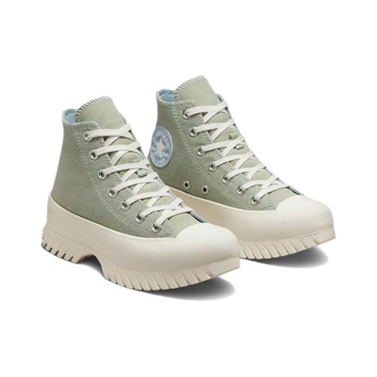 Converse Chuck Taylor All Star Lugged 2.0 High Summit Sage Unisex Sneakers Green Ocean-Retreat A03809C