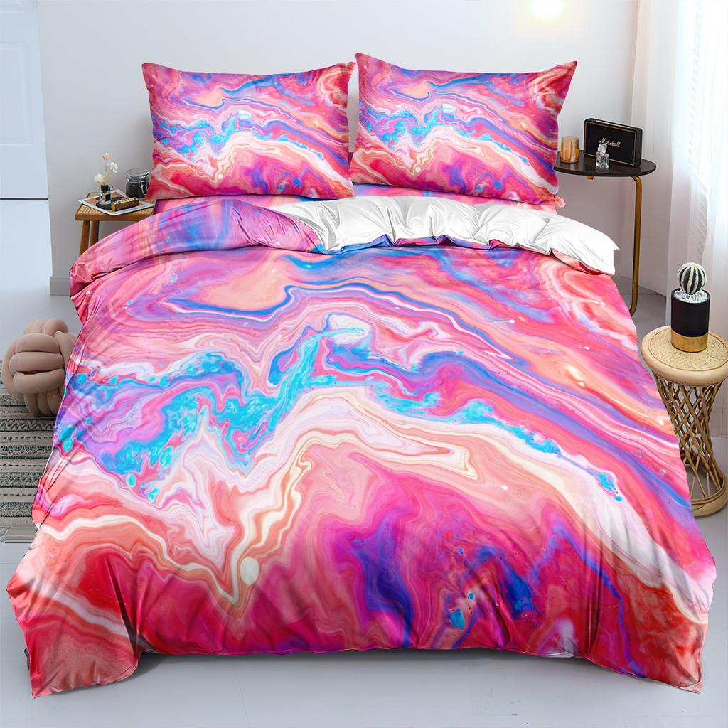 Dream Gilt Bedding Three-Piece Set 90-120G Abrasive Cloth 3D Digital Printing