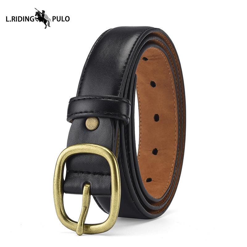Damen Gürtel Legierung Dornschließe Dekoration Retro Schlicht Vielseitig Dekoration mit Rock Vielseitiger Jeansgürtel