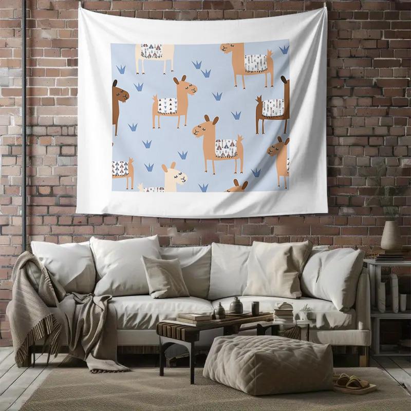 Boho Wall Tapestry Aesthetic Room Decor Nature Mountain Landscape Tapestry Hippie Wall Hanging Dorm Room Decor Vintage Wall Art