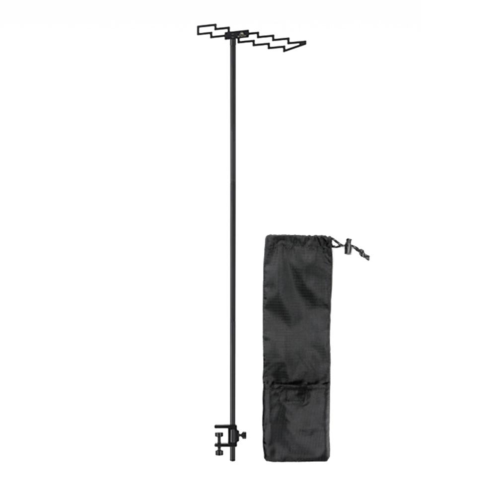 Portable Hanging Light Stand Holder Multi-purpose Desktop Lamp Holder Height Adjustable with Storage Bag for Outdoor Picnic