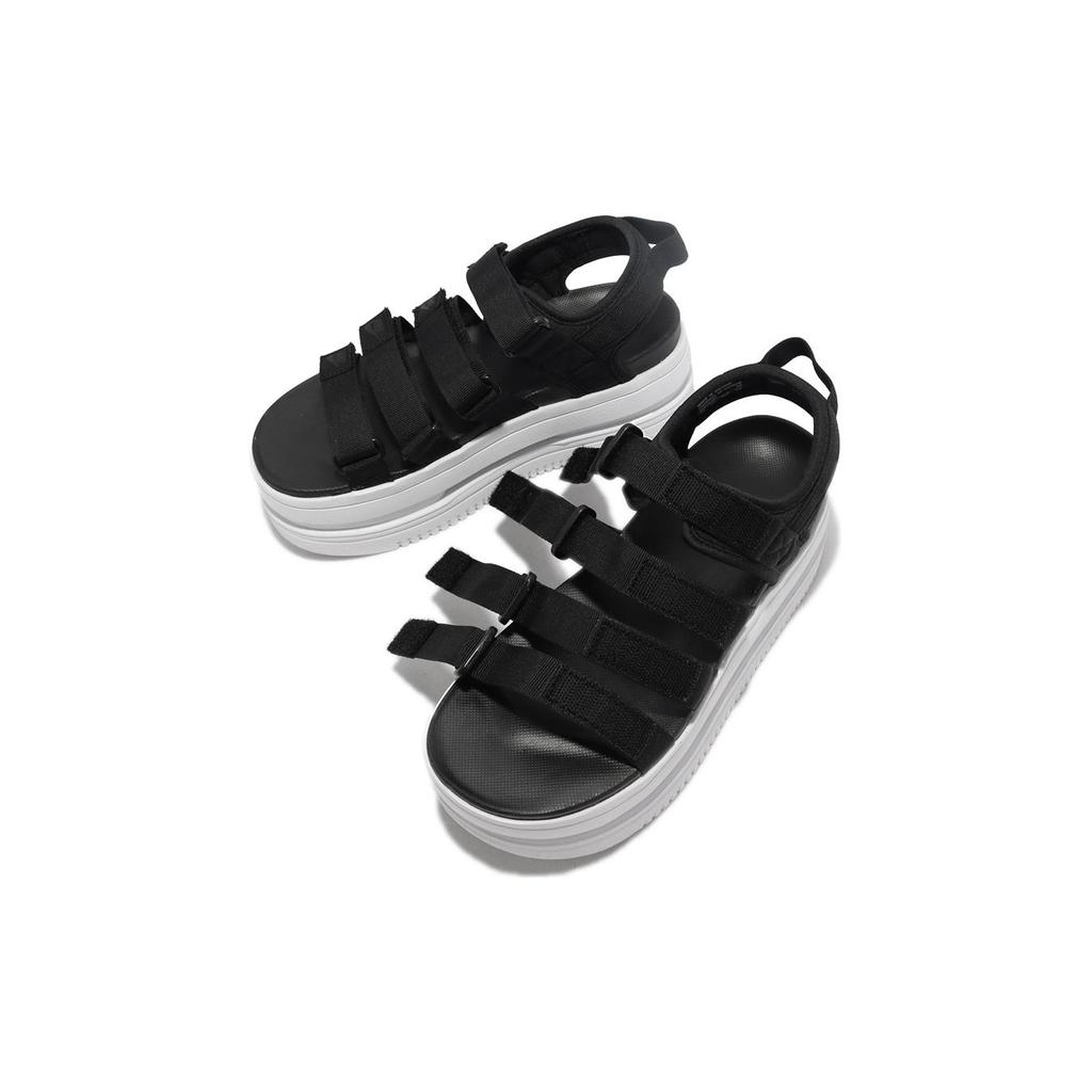Ny Nike Icon Classic Sandal 'Svart Hvit' Dame DH0223-001