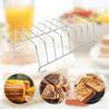 Stainless Steel 3pcs 6 Inch Multipurpose Layer Rack Skewers Included Heavy Duty Reusable Air Fryer Mounting Bracket Toast Rack Cooking Space Saving