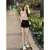 Leg Queen High-Waist Denim Shorts - Women's Slimming A-Line Hot Pants for Spring/Summer 2022